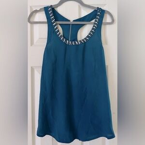 Express Embellished Collar Tank